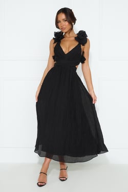 Ring The Wedding Bells Maxi Dress Black