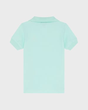 Vilebrequin - Boys Pique Cotton Polo Embroidered Turtle - Polo - Gemimi - Green - Size 14