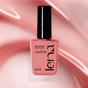 LENA Soap Nails – Breathable & Water-Permeable Halal Nail Polish - Pinky Promise - SN10