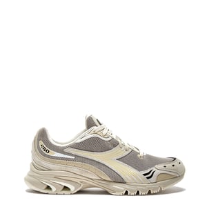 Diadora Womens Mythos Propulsion 280 M2 Suede Trainer Fog / Silver Gray