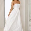 Dancing In Magic Strapless Maxi Dress White