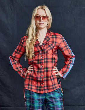 Sexual Healing Red Silk Shirt