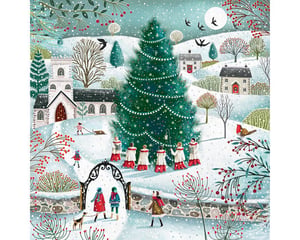 Snowy Church Choir