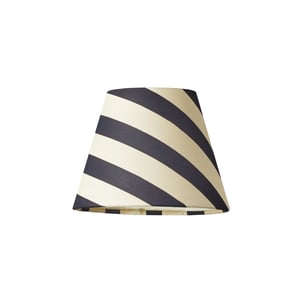 18cm pendant shade in jet stripes