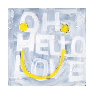 Oh Hello Smiley Art Print