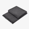 Eco Cashmere Throw - Charcoal Grey