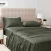 QE Home 500TC Eucalyptus Luxe TENCEL™ Lyocell Sheet Set Sheet Set in Bonsai Green, Double