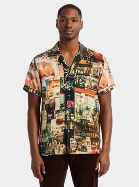 Robert Graham Harrys Place Short Sleeve Button Down Shirt
