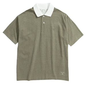 Norse Projects Espen Loose Printed S/S Polo Sediment Green