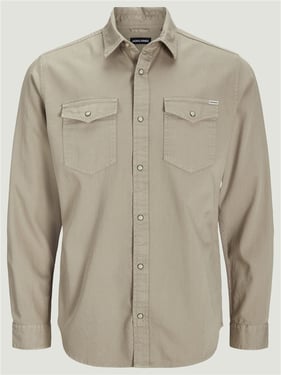 Jack & Jones Denim Shirt - Beige / Crockery - M