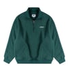 Obey Womens Watts Zip Mock Neck Forest