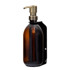 Black Single Wall Mounted Soap Dispenser