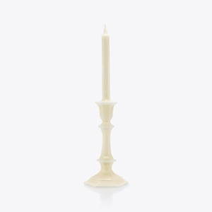 Harcourt Candlestick Candle - Ivory | Baccarat