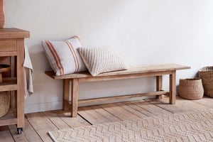 nkuku Fioni Reclaimed Wood Bench | Seating | Large | Natural