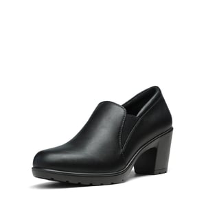 DREAM PAIRS Comfortable Round Toe Block Heel Pumps