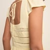 Butter Yellow Square Neck Jessy Maxi Dress