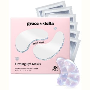 under eye masks for puffy eyes - White / 48 pairs