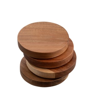 Belleek Living Acacia Wood Coasters Set of 4 - Extra 25% off with LC25