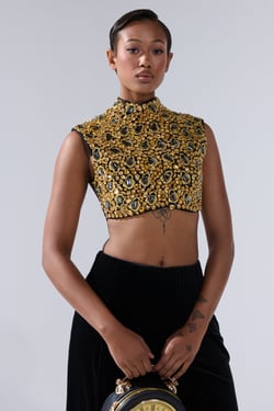 AKIRA Golden Glam Blouse | Size 1X