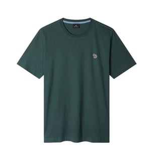 Paul Smith Organic Cotton Zebra Logo T-Shirt Dark Green