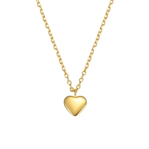Love Heart Necklace Sterling Silver