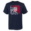 Youth Outerstuff USA Divide Navy Tee / M
