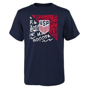 Youth Outerstuff USA Divide Navy Tee / XL