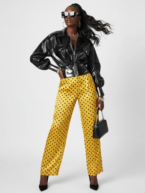 Black Motorcycle Style Jacket For Women, East Village, BYMANYC New York.