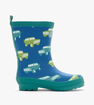 Boys Vintage Trucks Matte Rain Boots