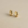 Tapered Stone Hoops