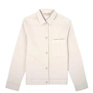 Sunspel Womens Chore Jacket Chalk