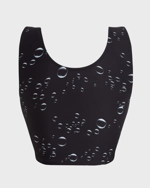 Vilebrequin - Women Tankini Top Bubble 3d - Rashguard - Frost - Black - Size M