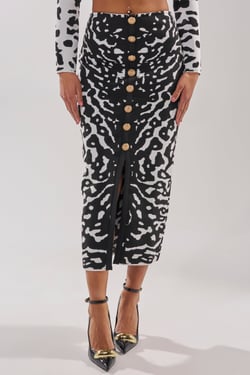 AKIRA Best Dressed Maxi Skirt | Black | Size 2X