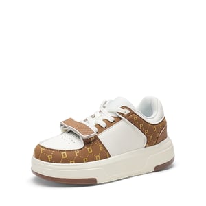 DREAM PAIRS  Oli  Round Toe Platform Fashion Sneakers