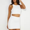 The Cutest Fit Crop Top White