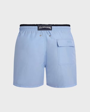 Vilebrequin - Men Swim Shorts Bicolor - Swimwear - Moka - Blue - Size XXXL