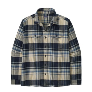 Patagonia Fjord Flannel Shirt Hibernate Sunken Blue