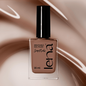LENA Soap Nails – Breathable & Water-Permeable Halal Nail Polish - Hazel-nude Dreams - SN14