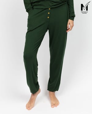 Olive Womens Jersey Pyjama Bottoms - 28