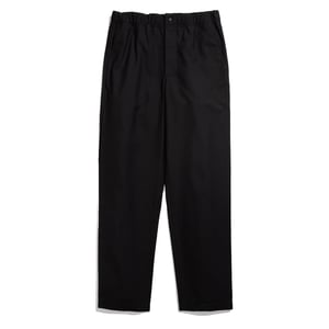 Norse Projects Ezra Relaxed Cotton Wool Twill Trouser Black