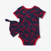 Lobster Baby Bodysuit & Hat