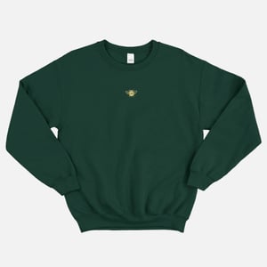 Tiny Embroidered Bumble Bee Sweatshirt (Unisex)