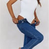 HELLO MOLLY BASE Repeat After Me Bodysuit White