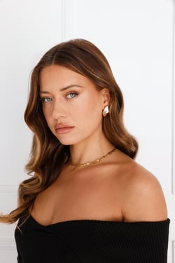 Ivy Glow Earrings Gold