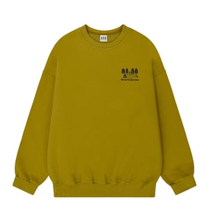 Kappy Yeti Fluff Sweat Shirt Mustard