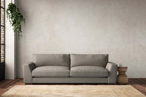 nkuku Guddu Sofa | Make To Order | Grand | Recycled Cotton Flax