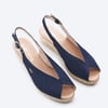 Verneda Canvas Espadrille Sandal Wedges