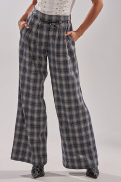AKIRA Jane Plaid Trouser Pants | Size Small