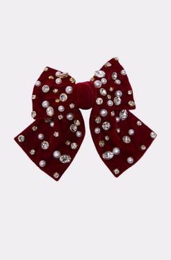 AKIRA Jenni Embellished Hair Bow