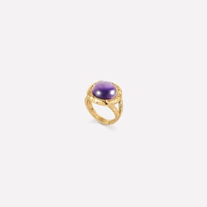 Aeolian Whispers Amethyst Ring - 6